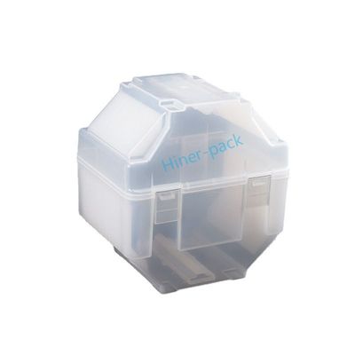 خرید 8 اینچ جعبه کاسیت وافر عمودی جعبه ذخیره سازی وافر مواد PP نیمه شفاف online manufacture