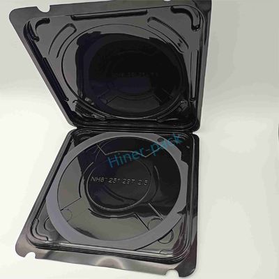 خرید پاک کنتینر 8 اینچ سیلیکون وافر جعبه سیاه مواد PET وافر فرستنده برای وافر Fab online manufacture
