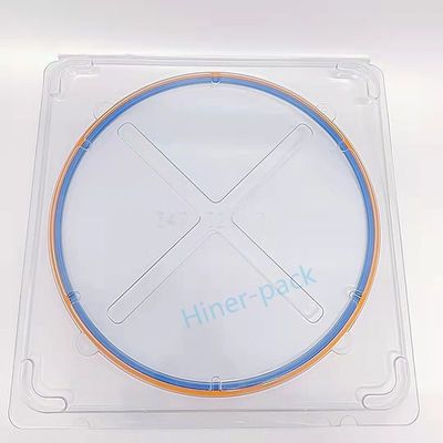 خرید قالب انعطاف پذیر 12 اینچ واحد سیلیکون وفر جعبه مواد PET سازگار با ROHS مورد استفاده در وفر Fab online manufacture