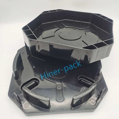 خرید سفارشی ODM 12 اینچ سیاه ESD افقی Wafer Shipper برای حمل و نقل امن online manufacture