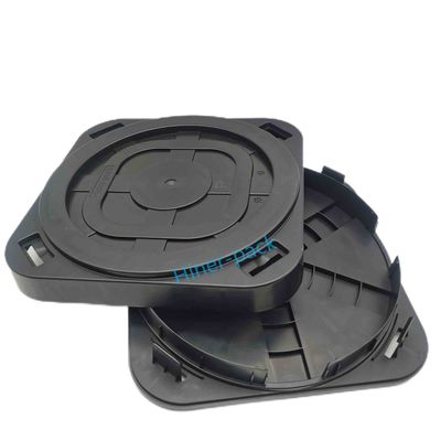 خرید کاسه نیمه هادی وافر استاندارد12 اینچ جعبه ذخیره وافر ESD سیاه online manufacture