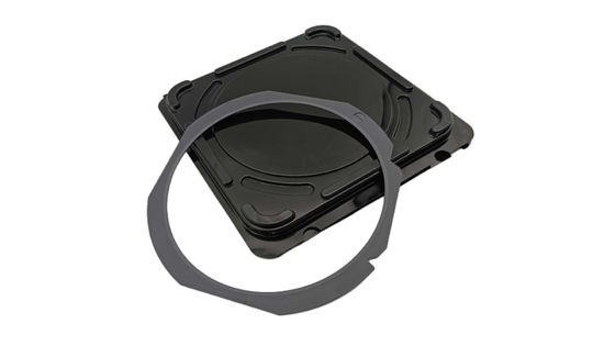 خرید جعبه وافرهاي Clamshell Single Flex Frame ارسال كننده با حلقه ي افزايش شده براي ساخت وافرهاي Wafer Fab online manufacture