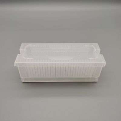 خرید جعبه سیلیکون مستطیل 25PCS نوع مطبوعات قابل بازیافت با کف و پوشش online manufacture