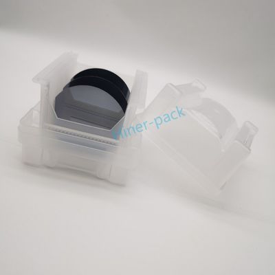 پاک PP Wafer Shipping Box حامل با کاسه 4 اینچ 100mm استفاده شده در Wafer Fab
